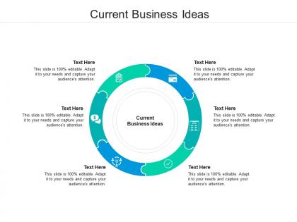 Current business ideas ppt powerpoint presentation portfolio objects cpb