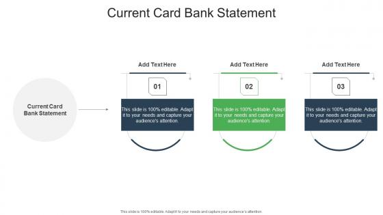 Current Card Bank Statement In Powerpoint And Google Slides Cpb