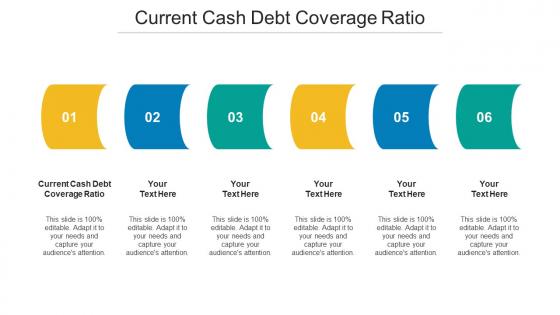 Current Cash Debt Coverage Ratio Ppt Powerpoint Presentation Gallery Background Cpb