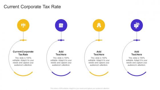 Current Corporate Tax Rate In Powerpoint And Google Slides Cpb