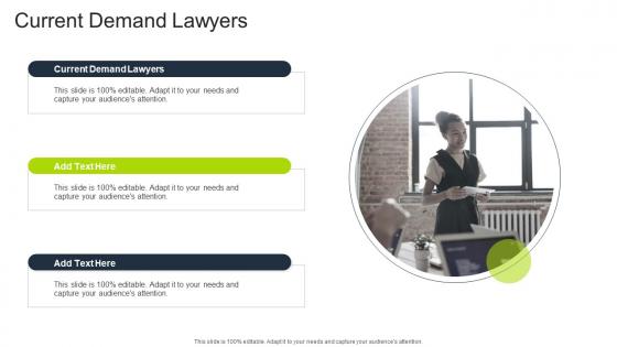 Current Demand Lawyers In Powerpoint And Google Slides Cpb