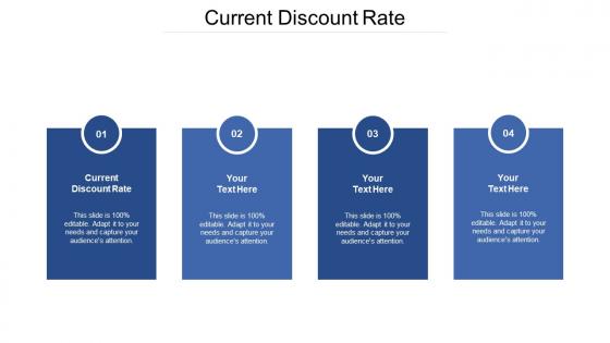 Current discount rate ppt powerpoint presentation gallery slides cpb