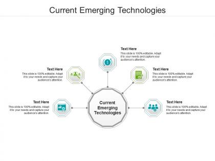 Current emerging technologies ppt powerpoint presentation model visuals cpb
