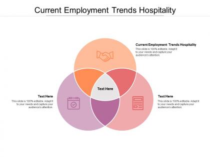 Current employment trends hospitality ppt powerpoint presentation deck cpb