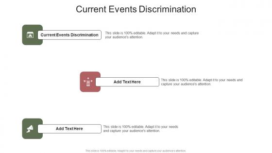 Current Events Discrimination In Powerpoint And Google Slides Cpb