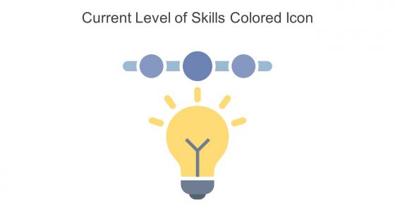 Current Level Of Skills Colored Icon In Powerpoint Pptx Png And Editable Eps Format