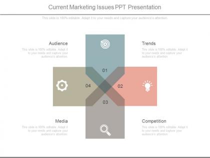 Current marketing issues ppt presentation