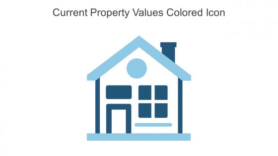 Current Property Values Colored Icon In Powerpoint Pptx Png And Editable Eps Format