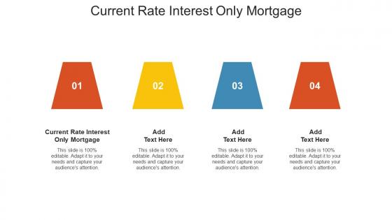 Current Rate Interest Only Mortgage Ppt Powerpoint Presentation Icon Format Ideas Cpb