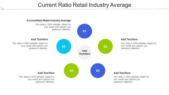 Current Ratio Retail Industry Average Ppt Powerpoint Presentation Styles Summary Cpb