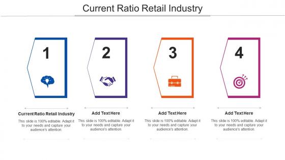 Current Ratio Retail Industry Ppt Powerpoint Presentation Gallery Ideas Cpb