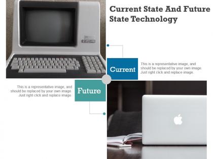 Current state and future state technology powerpoint slide backgrounds
