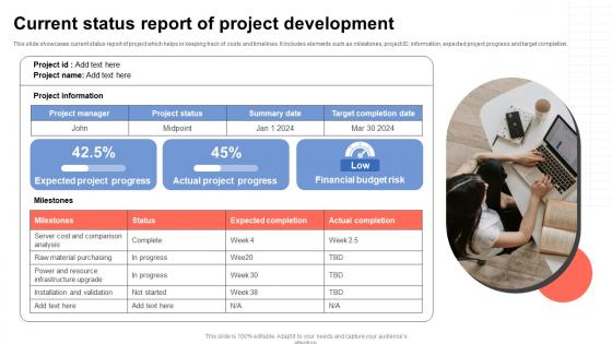 Current Status Report Of Project Development