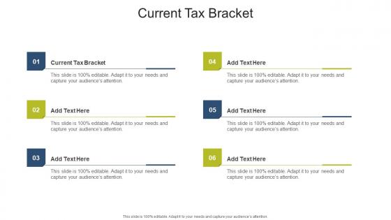 Current Tax Bracket In Powerpoint And Google Slides Cpb