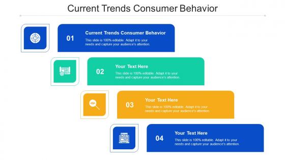 Current Trends Consumer Behavior Ppt Powerpoint Presentation Summary Layout Cpb