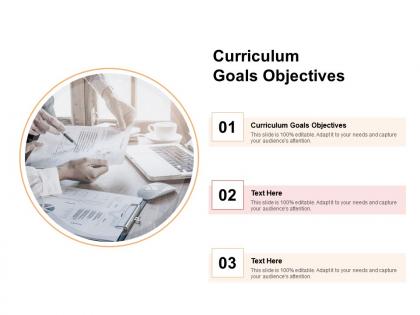 Curriculum goals objectives ppt powerpoint presentation summary cpb