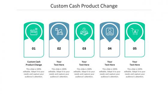 Custom cash product change ppt powerpoint presentation styles graphics example cpb