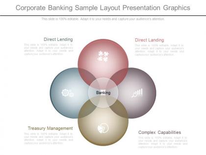 Custom corporate banking sample layout presentation graphics