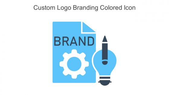 Custom Logo Branding Colored Icon In Powerpoint Pptx Png And Editable Eps Format