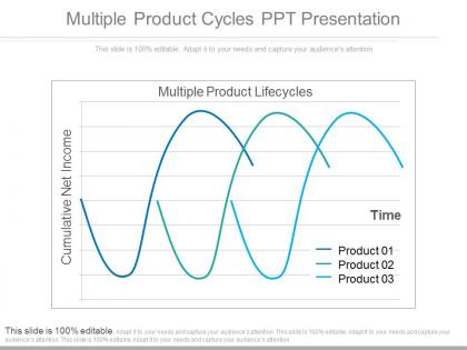 Custom multiple product cycles ppt presentation