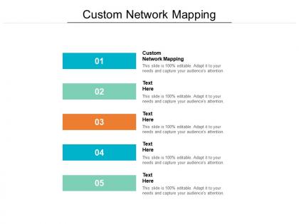 Custom network mapping ppt powerpoint presentation styles brochure cpb