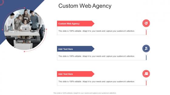 Custom Web Agency In Powerpoint And Google Slides Cpb