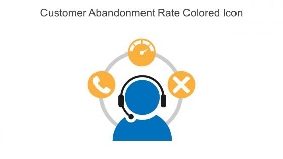 Customer Abandonment Rate Colored Icon In Powerpoint Pptx Png And Editable Eps Format