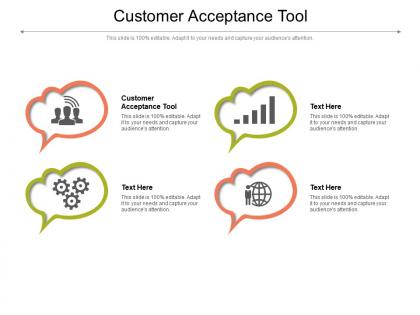 Customer acceptance tool ppt powerpoint presentation infographics slide download cpb