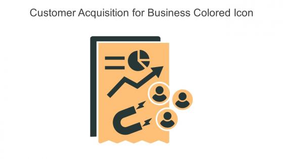 Customer Acquisition For Business Colored Icon In Powerpoint Pptx Png And Editable Eps Format