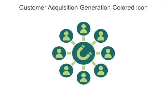 Customer Acquisition Generation Colored Icon In Powerpoint Pptx Png And Editable Eps Format