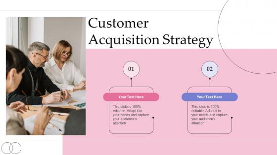 Customer Acquisition Strategy Cover Page