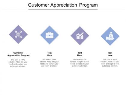 Customer appreciation program ppt powerpoint presentation inspiration graphics cpb