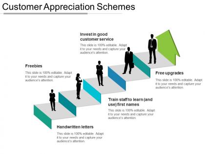 Customer appreciation schemes powerpoint slides