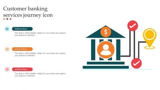 Customer Banking Services Journey Icon