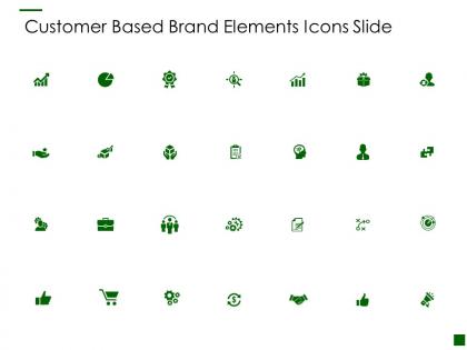 Customer based brand elements icons slide growth i451 ppt powerpoint presentation