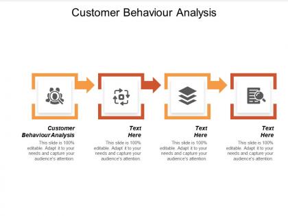 Customer behaviour analysis ppt powerpoint presentation file information cpb