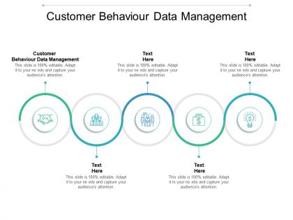 Customer behaviour data management ppt powerpoint presentation inspiration introduction cpb