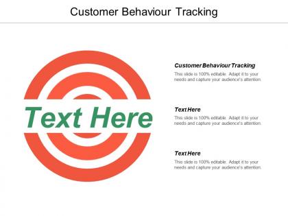 Customer behaviour tracking ppt powerpoint presentation infographic template example file cpb