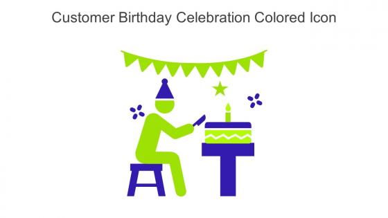 Customer Birthday Celebration Colored Icon In Powerpoint Pptx Png And Editable Eps Format
