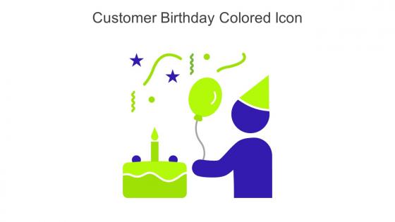 Customer Birthday Colored Icon In Powerpoint Pptx Png And Editable Eps Format