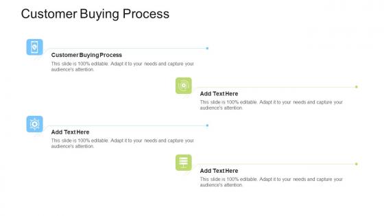 Customer Buying Process In Powerpoint And Google Slides Cpb