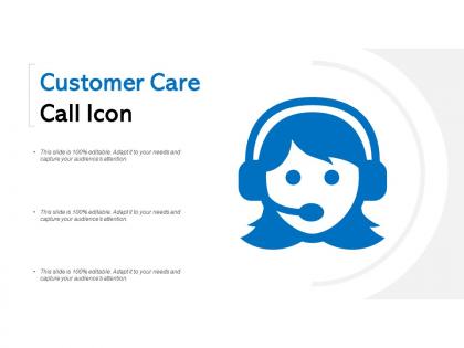 Customer care call icon