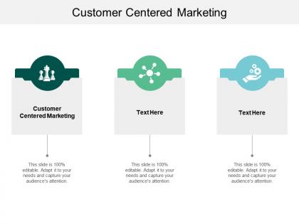 Customer centered marketing ppt powerpoint presentation ideas templates cpb