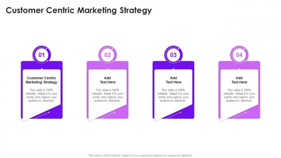Customer Centric Marketing Strategy In Powerpoint And Google Slides Cpb