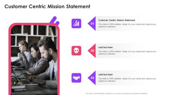 Customer Centric Mission Statement In Powerpoint And Google Slides Cpb