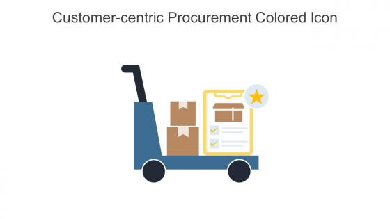 Customer Centric Procurement Colored Icon In Powerpoint Pptx Png And Editable Eps Format