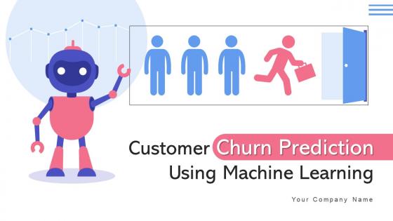 Customer Churn Prediction Using Machine Learning Powerpoint Presentation Slides ML CD