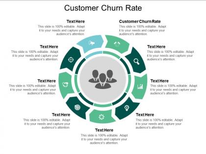 Customer churn rate ppt powerpoint presentation show shapes cpb