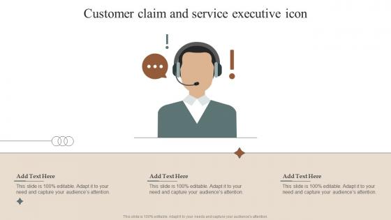 Customer Claim And Service Executive Icon