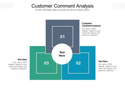 Customer comment analysis ppt powerpoint presentation file guidelines cpb